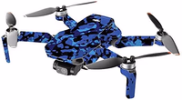 MightySkins Compatible with DJI Mini 2 Portable Drone - Blue Modern Camo | Protective, Durable, and Unique Vinyl Decal wrap Cover | Easy to Apply, Remove, and Change Styles | Made in The USA thumbnail 2