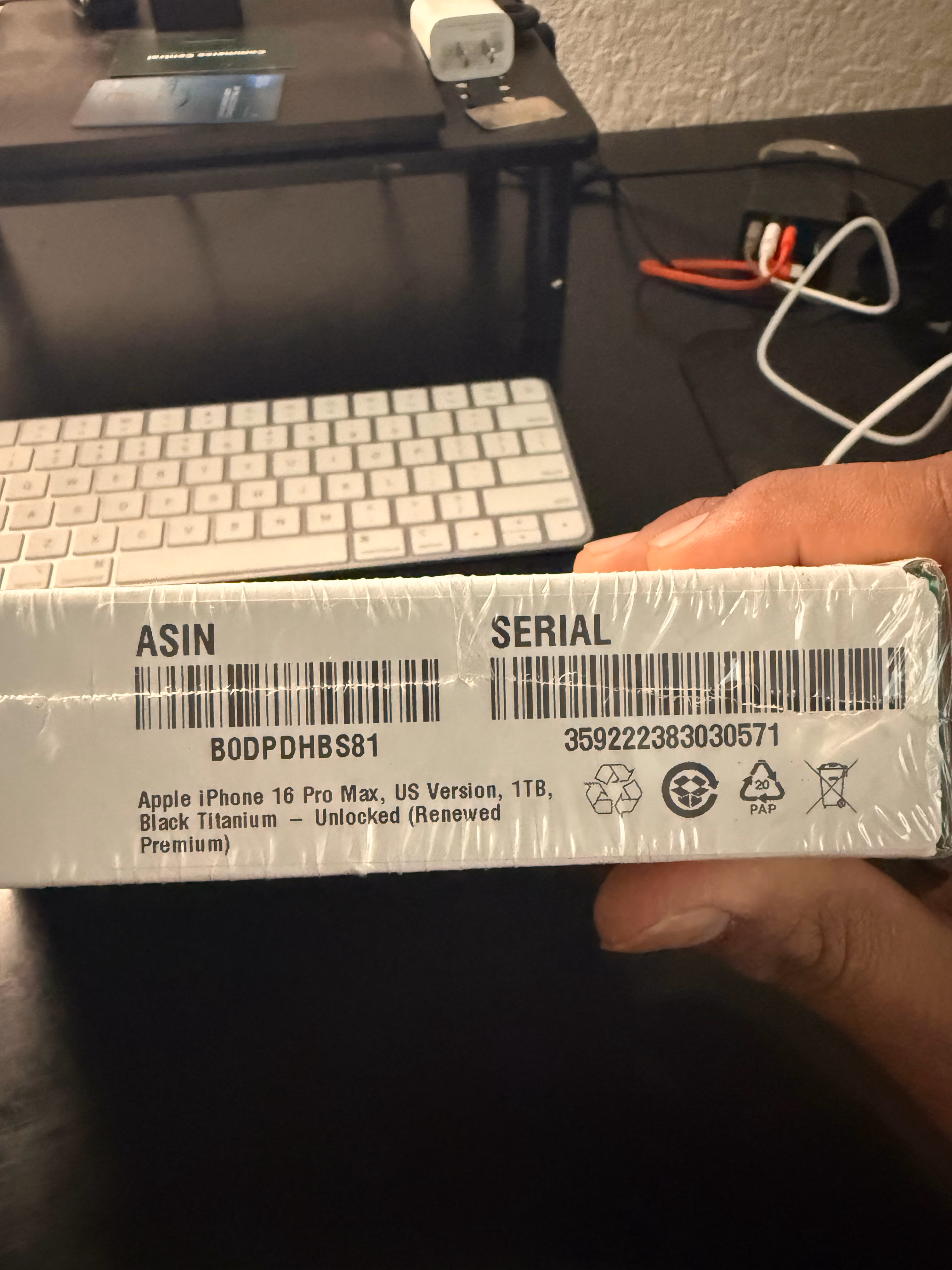 Apple iPhone (Amazon Renewed Premium) 16 Pro Max, US Version, 1TB, Black Titanium - Unlocked thumbnail 2