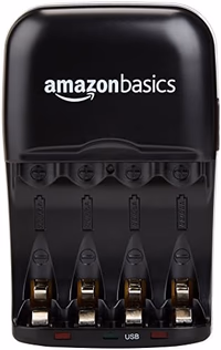 Amazon Basics Rechargeable Battery Charger V-3299USB Black thumbnail 2