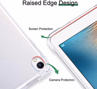 Case for iPad Pro 9.7 Only(Old Model 2016), Lightweight Slim Auto Sleep/Wake Trifold Stand Smart Cover, Soft TPU Frosted Translucent Back Pencil Holder Case for iPad Pro 9.7 Inch, Pink thumbnail 5