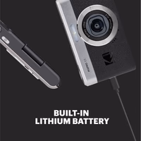 Kodak PIXPRO C1 Friendly Zoom Digital Camera - 13MP Compact Point and Shoot with 2.8” 180° Tilt LCD Flip Screen, Retro Vintage Design with 4X Zoom and 1080P Full HD Video for Travel, Vlogging, Black thumbnail 5