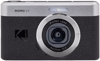 Kodak PIXPRO C1 Friendly Zoom Digital Camera - 13MP Compact Point and Shoot with 2.8” 180° Tilt LCD Flip Screen, Retro Vintage Design with 4X Zoom and 1080P Full HD Video for Travel, Vlogging, Black thumbnail 1