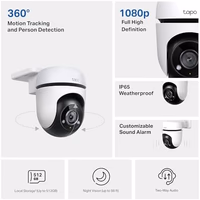 Tapo 1080P Outdoor Wired Pan/Tilt Security Wi-Fi Camera, 360° View, Motion Tracking, Works with Alexa & Google Home, Night Vision, Free AI Detection, Cloud & SD Card Storage(up to 512GB), Tapo C500… thumbnail 2