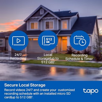 Tapo 1080P Outdoor Wired Pan/Tilt Security Wi-Fi Camera, 360° View, Motion Tracking, Works with Alexa & Google Home, Night Vision, Free AI Detection, Cloud & SD Card Storage(up to 512GB), Tapo C500… thumbnail 5