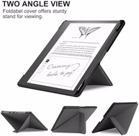 KuRoKo Slimshell Case for Kindle Scribe (2024/2022 Released), Premium Lightweight PU Leather Stand Cover with Auto Sleep/Wake for 10.2 inch Amazon Kindle Scribe 2024(1st Gen)/2022-Grey thumbnail 3