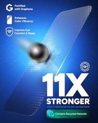 ZAGG XTR4 Screen Protector for iPhone 16 Pro Max - 11x Stronger Tempered Glass, Blue Light Filtration, Anti-Reflective Technology, Graphene Reinforced, InvisibleShield, Easy Dust-Free Installation | 11x Stronger, Tempered Glass, Graphene Reinforced, InvisibleShield thumbnail 3