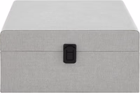 Crosley CR8017B-GY Voyager Vintage Portable Vinyl Record Player Turntable with Bluetooth in/Out and Built-in Speakers, Gray thumbnail 3