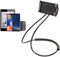 Universal Smart Mobile Phone Stand,Hanging on Neck Cell Phone Mount Holder, Lazy Cell Phone Holder (Black) thumbnail 3