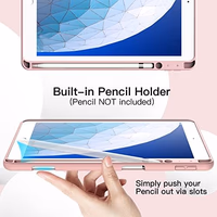 JETech Case for iPad Pro 10.5-Inch and iPad Air 3 (10.5-Inch 2019, 3rd Generation) with Pencil Holder, Slim Tablet Cover with Soft TPU Back, Auto Wake/Sleep (Rose Gold) thumbnail 5