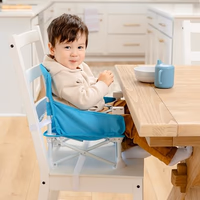 Regalo My Chair 2-in-1 Baby High Chair & Portable Travel Booster Seat, High Chair for Babies & Toddlers, Booster Seat for Kitchen Chair, Oversized Tray with Cup Holder, Aqua thumbnail 4