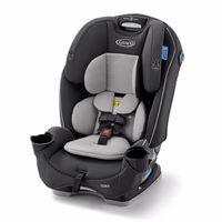 Graco Slimfit 3-in-1 Convertible Car Seat, Slim Car Seat with Space-Saving Design, Highback Booster Seat with 10-Position Headrest, Rear Facing and Forward Facing Carseat, Darcie thumbnail 1
