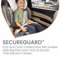 Britax Highpoint Backless Belt-Positioning Booster Seat, SafeWash Gray Ombre thumbnail 5
