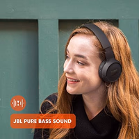 JBL Tune 510BT - Bluetooth headphones with up to 40 hours battery, microphone for call, foldable and comfortable, Android and iOs compatible (Rose) thumbnail 3