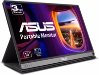 ASUS ZenScreen 16” Portable USB Monitor (MB169CK) - Full HD, IPS, Dual USB-C, Mini-HDMI, Eye Care, Flicker Free, Blue Light Filter, Anti-Glare Surface, 360° Kickstand, 3 yr Warranty thumbnail 2