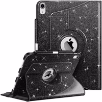 Fintie Rotating Case for iPad (A16) 11th Generation 11 Inch (2025), iPad 10th Generation 10.9 Inch (2022) - [Built-in Pencil Holder] 360 Degree Rotating Protective Stand Cover, Glittering Black thumbnail 1