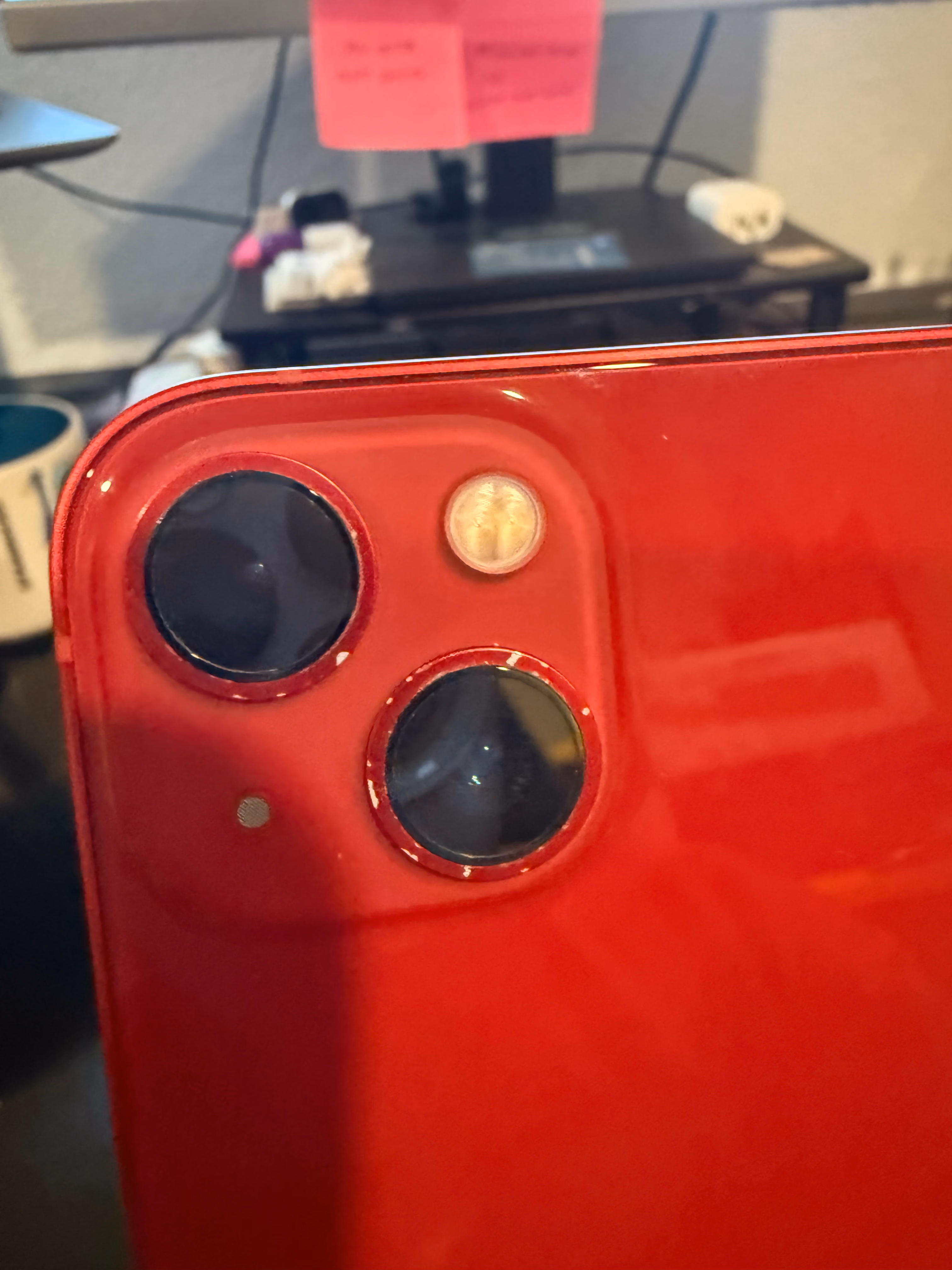 Apple iPhone (Amazon Renewed Premium) 13, 128GB, (PRODUCT)RED - Unlocked (Like New) thumbnail 3