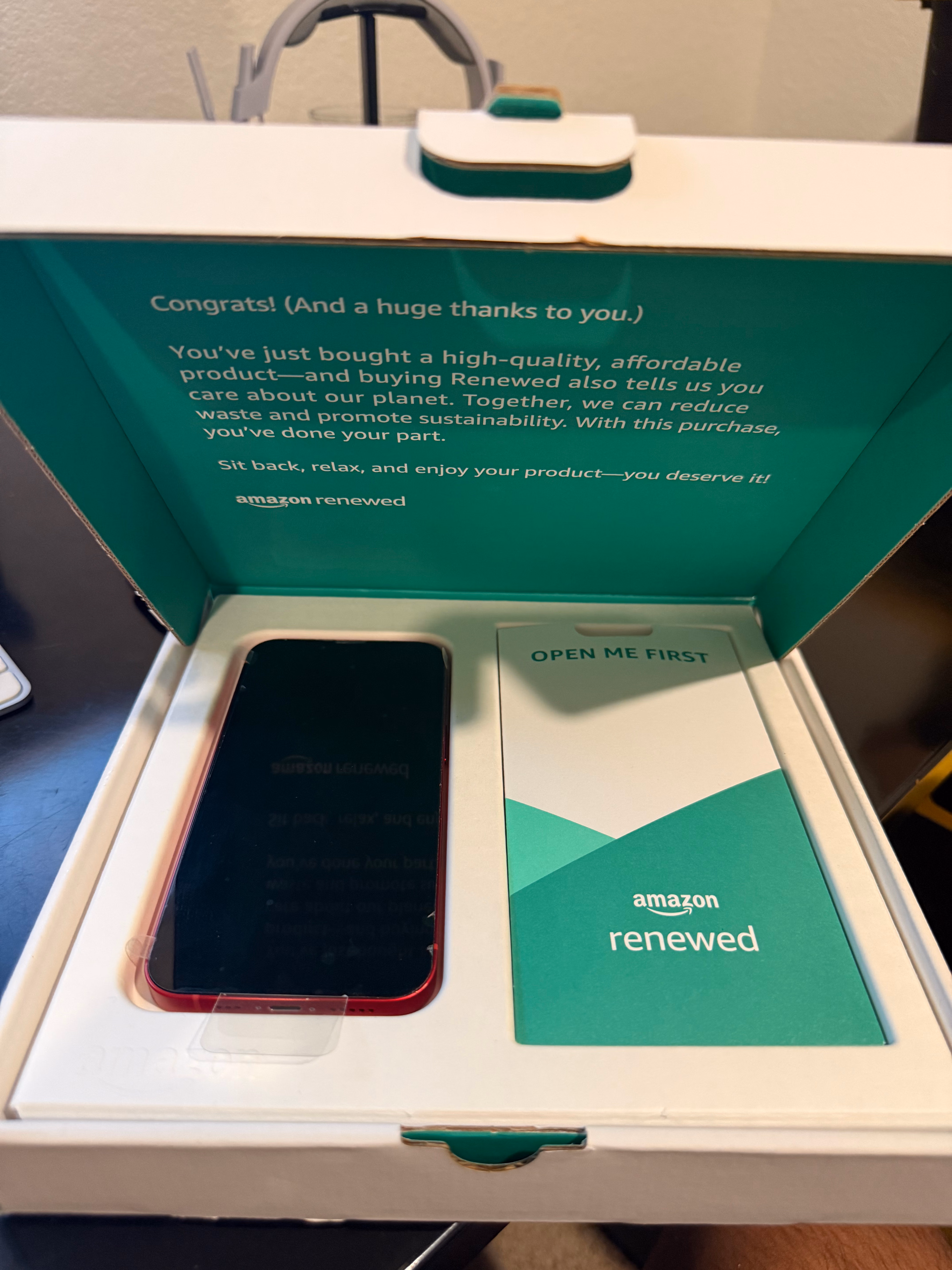 Apple iPhone (Amazon Renewed Premium) 13, 128GB, (PRODUCT)RED - Unlocked (Like New) thumbnail 5