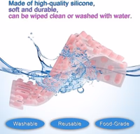 Keyboard Cover for Long Nails Compatible with MacBook Pro 13 inch M2 2023, 2022, 2021 2020 M1 A2338 A2289 A2251&Compatible with MacBook Pro 16 2020 2019 A2141 Touch ID, US ANSI (Pink & Heart) thumbnail 4