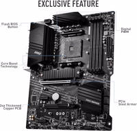 MSI B550-A PRO V1 ProSeries Motherboard (AMD Ryzen 5000, AM4, DDR4, PCIe 4.0, SATA 6Gb/s, M.2, USB 3.2 Gen 2, HDMI/DP, ATX) thumbnail 3