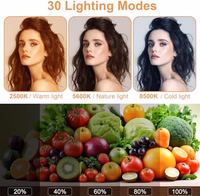 1-Pack LED Video Lighting Kit, Anautin 15W/1700Lux Photography Lighting with Tripod Stand, 2500-8500K Dimmable Streaming Light for Video Recording, Gaming, Podcast, Barber, Salon, TikTok, YouTube thumbnail 3