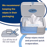 Baby Wipe Warmer and Dispenser Portable Heated Diaper Wipe Heater with Fast Heating, Large Capacity, and Anti-Dry Out (no Charger Block) thumbnail 4