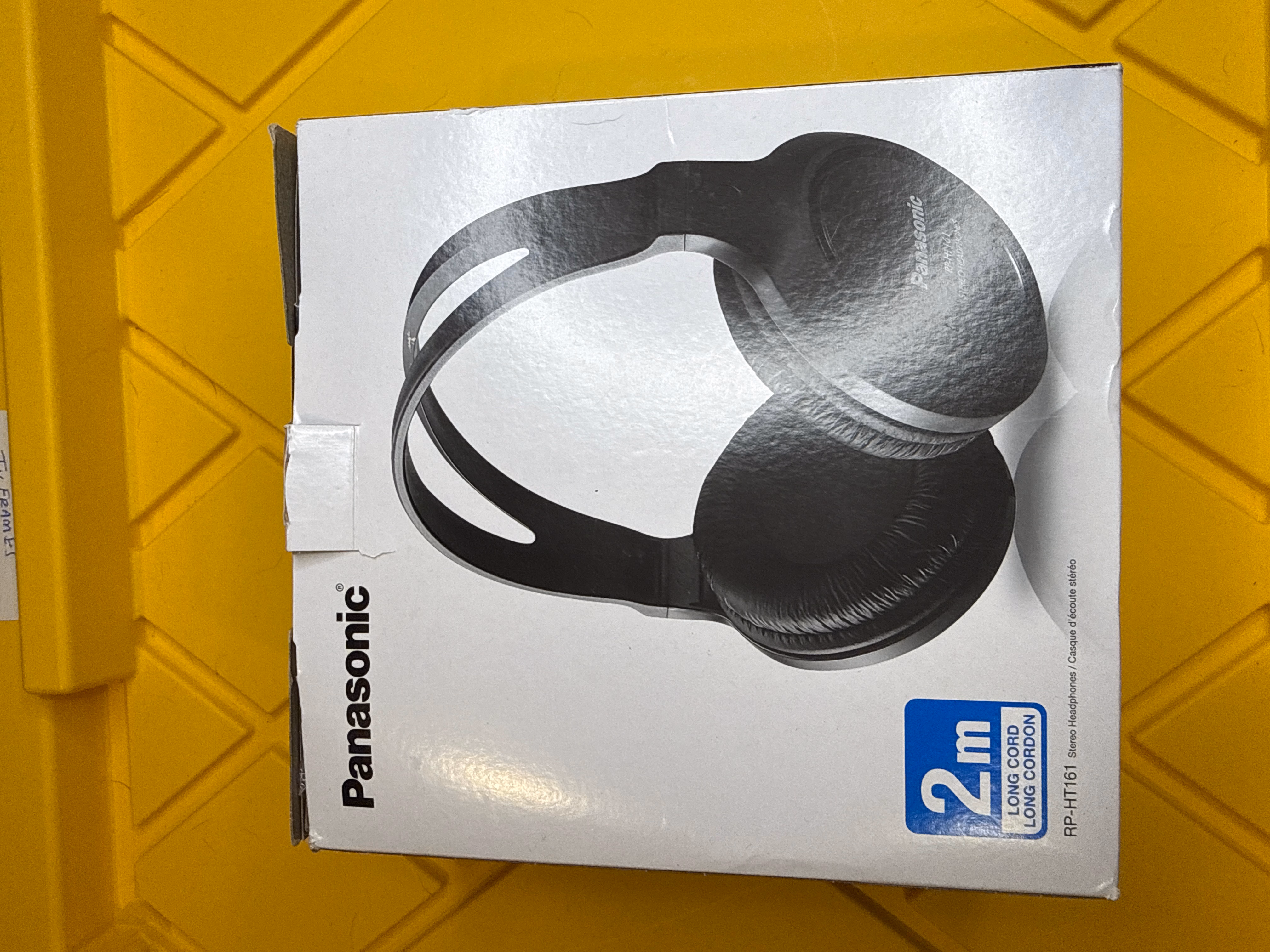 Panasonic Headphones Black Long Cord thumbnail 2