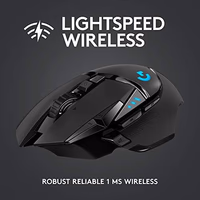 Logitech G502 Lightspeed Wireless Gaming Mouse with Hero 25K Sensor, PowerPlay Compatible, Tunable Weights and Lightsync RGB - Black thumbnail 2