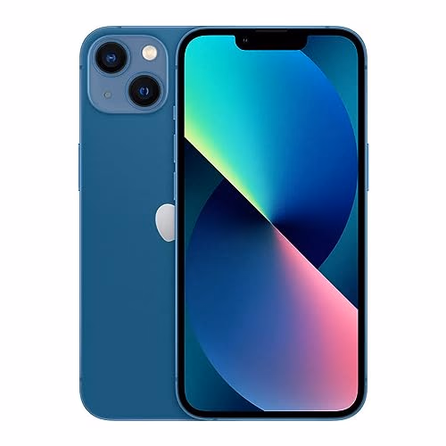 Apple iPhone 13, 128GB, Blue - Unlocked (Renewed)