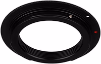 Fotodiox Lens Mount Adapter - Compatible with Black M42 (42mm x1 Thread Mount) Lens to Canon EOS (EF, EF-S) Mount D/SLR Cameras thumbnail 3