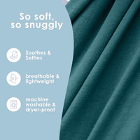 Sleepy Wrap Stretchy Ergonomic Baby Carrier Sling for Newborns to Toddlers - Hands-Free Lightweight Baby Wrap 7-35 lbs (Dark Green) thumbnail 5