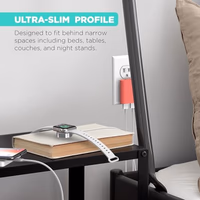 iHome 2-Port USB Wall Charger, AC Pro Multiport Plug Adapter, Phone Charging Block with Dual Ports, Flat Wall Adapter for Home & Travel thumbnail 3