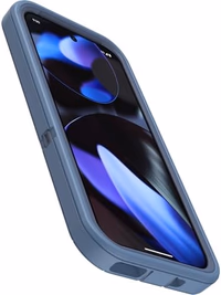 OtterBox Google Pixel 9 & 9 Pro Defender Series Case - Baby Blue Jeans (Blue), Rugged & Durable, with Port Protection, Includes Holster Clip Kickstand (Ships in Polybag) thumbnail 2