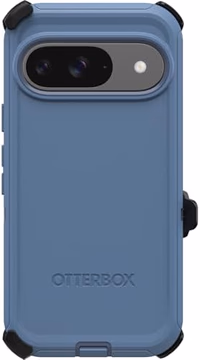 OtterBox Google Pixel 9 & 9 Pro Defender Series Case - Baby Blue Jeans (Blue), Rugged & Durable, with Port Protection, Includes Holster Clip Kickstand (Ships in Polybag) thumbnail 3