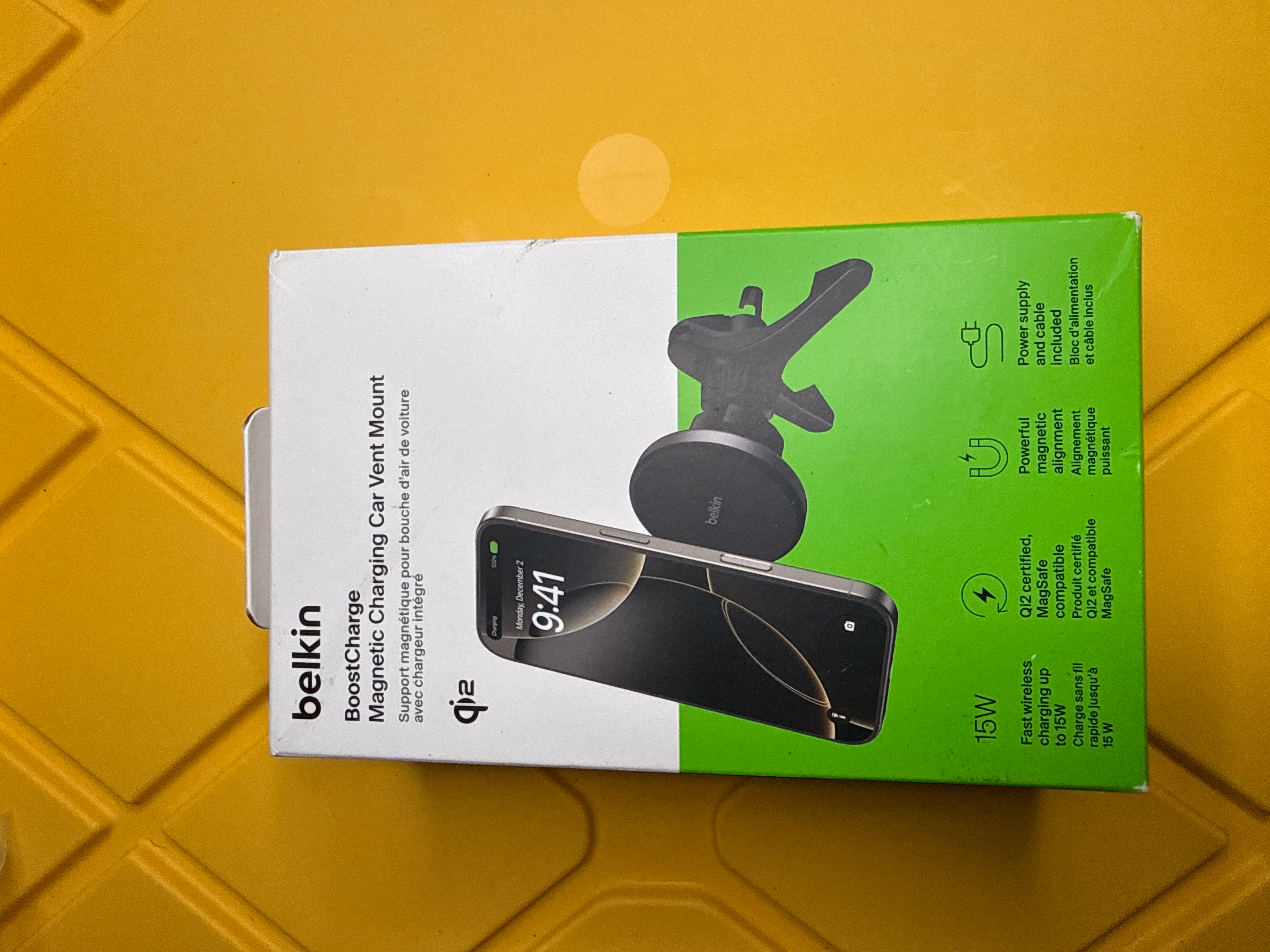 Belkin Wireless Car Charger WIC010 Black Galaxy S26