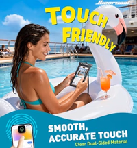 Hiearcool Waterproof Phone Pouch, IPX8 Waterproof Phone Case for iPhone 17/16/15/14 Pro Max, Cell Phone Dry Bag for Beach & Cruise Essentials, Touch Screen, Lanyard Included, 2 Pack (Fits Up to 8.9”) thumbnail 4