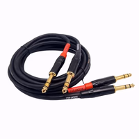Speakers Cable, 6 Foot Balanced TRS 1/4”, 2 Pack thumbnail 1
