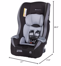 Baby Trend Trooper 3-in-1 Convertible Car Seat, Dash Black thumbnail 2