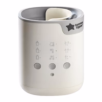 Tommee Tippee Baby Bottle and Food Warmer, Warms Breast Milk, Formula, Jars and Pouches to Body Temperature in Minutes, Automatic Timer, Touch Settings, White thumbnail 1