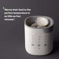 Tommee Tippee Baby Bottle and Food Warmer, Warms Breast Milk, Formula, Jars and Pouches to Body Temperature in Minutes, Automatic Timer, Touch Settings, White thumbnail 4