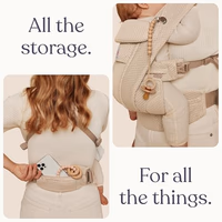 Ergobaby Omni Deluxe Baby Carrier Newborn Natural Beige thumbnail 4