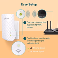 TP-Link WiFi Extender with Ethernet Port, Dual Band 5GHz/2.4GHz, Up to 44% More Bandwidth Than Single Band, Covers Up to 1200 Sq.ft and 30 Devices, Signal Booster Amplifier Supports OneMesh(RE220) thumbnail 5