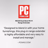 TP-Link WiFi Extender with Ethernet Port, Dual Band 5GHz/2.4GHz, Up to 44% More Bandwidth Than Single Band, Covers Up to 1200 Sq.ft and 30 Devices, Signal Booster Amplifier Supports OneMesh(RE220) thumbnail 2