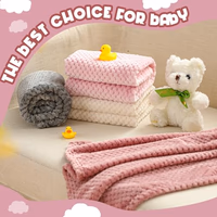 Frienda 4 Pcs Baby Fuzzy Blanket Fluffy Baby Blanket for Boys Girls Soft Warm Infant Newborn Toddler Receiving Nursery Bed Supplies, 32 x 24 Inch(Lovely Color) thumbnail 5