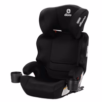 Diono Everett NXT High Back Booster Car Seat with Rigid Latch, Lightweight Slim Fit Design, 8 Years 1 Booster Seat, Black thumbnail 1