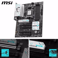 MSI B840 Gaming Plus WiFi Motherboard, ATX - Supports AMD Ryzen 9000/8000 / 7000 Processors, AM5 - DDR5 Memory Boost 8000+ MT/s (OC), PCIe 4.0 x16, M.2 Gen4, Wi-Fi 7, 2.5G LAN thumbnail 3