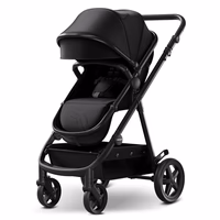 Mompush Meteor2 Baby Stroller 2-in-1 with Newborn Mode, Compatible with Infant Car Seat Adapter Included, Full-Size Bassinet Strollers for Family Outings thumbnail 1