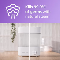 Philips Avent Baby Bottle Sterilizer and Dryer Premium, Removes 99,9% of Bacteria, Chemicals Free, Capacity 6 Bottles/Teats/Accessories, Modular Space Saving Design, Model SCF293 thumbnail 3