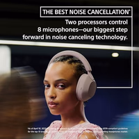 Sony WH-1000XM5 Premium Noise Canceling Wireless Headphones, Auto NC Optimizer, 30-Hour Battery, Alexa Voice Control, Smoky Pink thumbnail 3