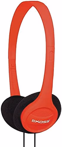 Koss KPH7R Portable On-Ear Headphone with Adjustable Headband - Red thumbnail 1
