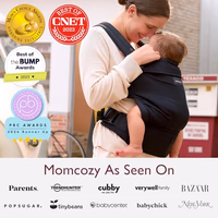 Momcozy Baby Carrier - Ergonomic, Cozy and Lightweight Carrier for 7-45lbs, Effortless to Put On, Ideal for Hands-Free Parenting, Enhanced Lumbar Support, Purehug for Infant to Toddler, Black thumbnail 4